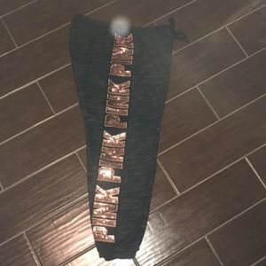 Pink Victoria secret joggers
